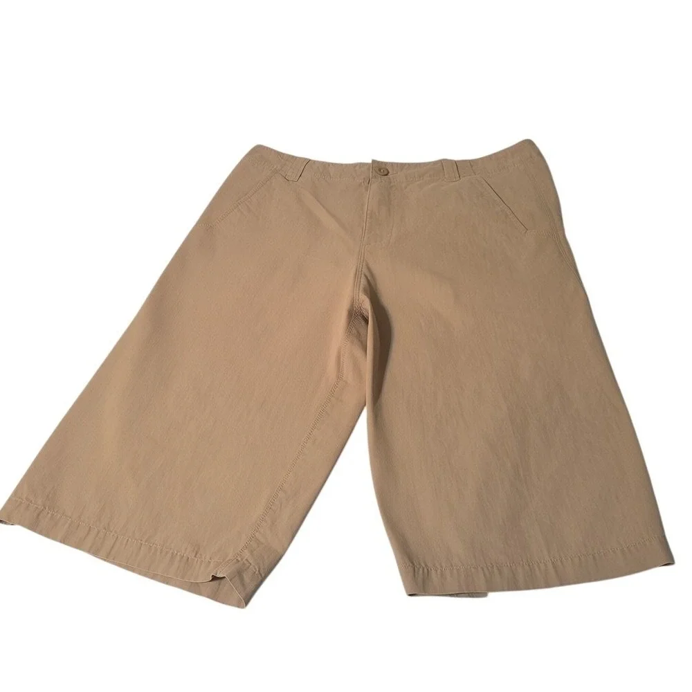 The North Face Shorts‎ Men 34 Tan Casual Hiking Lightweight Flat Front